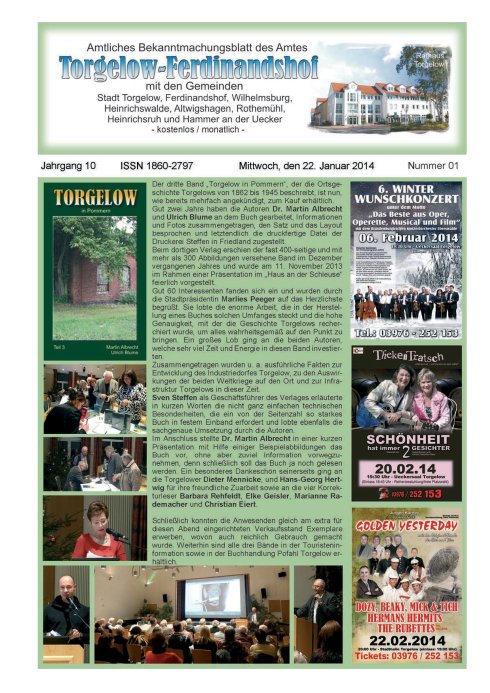 Titelseite amtliches Bekanntmachungsblatt