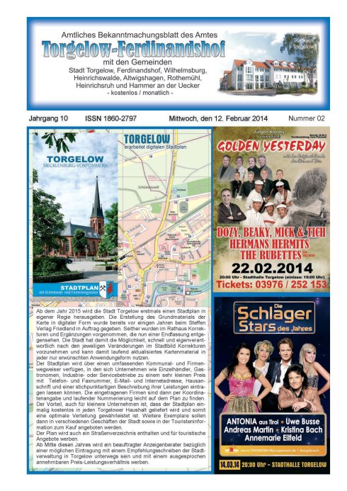 Titelseite amtliches Bekanntmachungsblatt