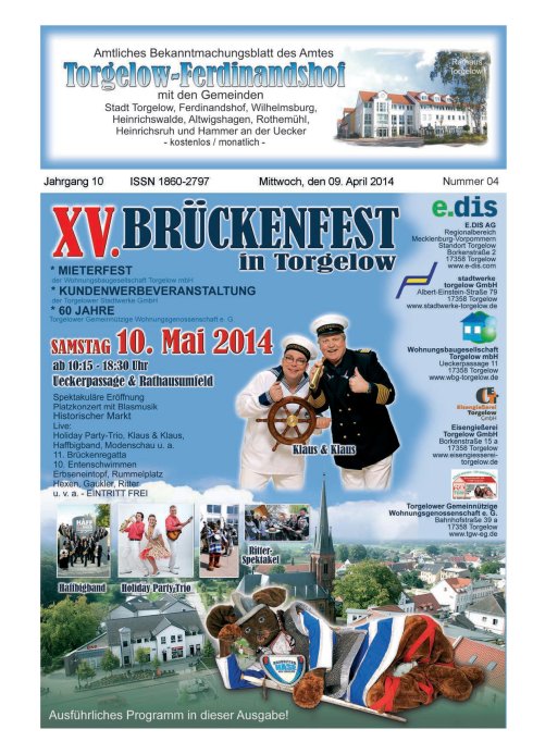 Titelseite amtliches Bekanntmachungsblatt