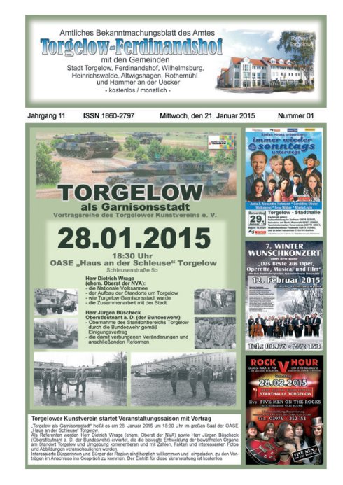 Titelseite amtliches Bekanntmachungsblatt