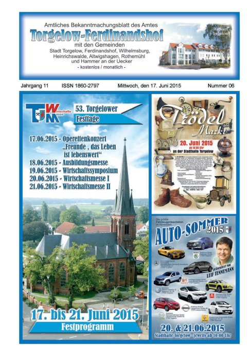 Titelseite amtliches Bekanntmachungsblatt