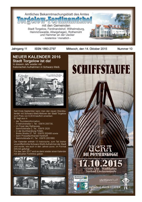 Titelseite amtliches Bekanntmachungsblatt