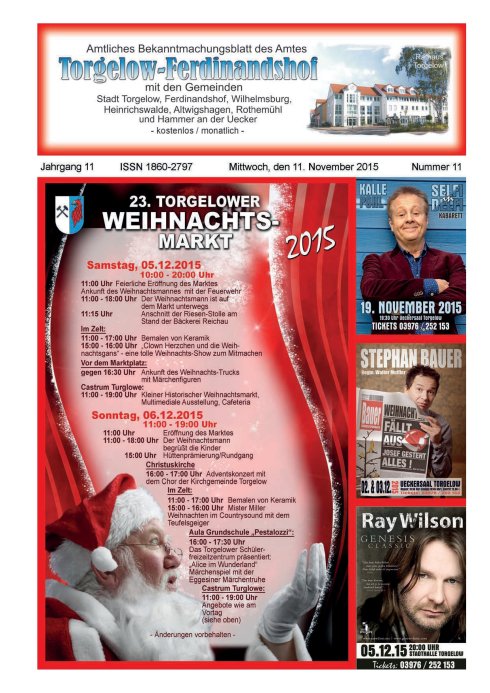 Titelseite amtliches Bekanntmachungsblatt