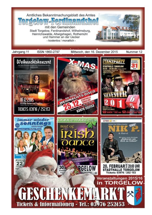 Titelseite amtliches Bekanntmachungsblatt