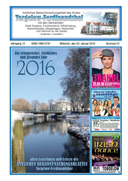 Titelseite amtliches Bekanntmachungsblatt