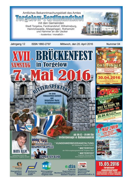 Titelseite amtliches Bekanntmachungsblatt