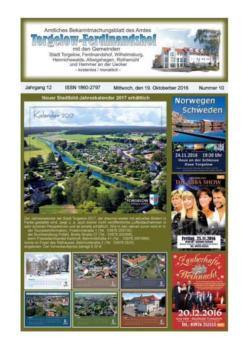 Titelseite amtliches Bekanntmachungsblatt