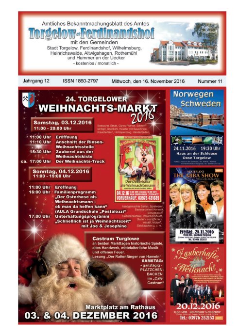 Titelseite amtliches Bekanntmachungsblatt