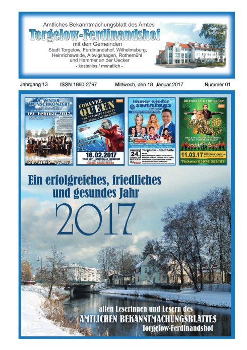 Titelseite amtliches Bekanntmachungsblatt