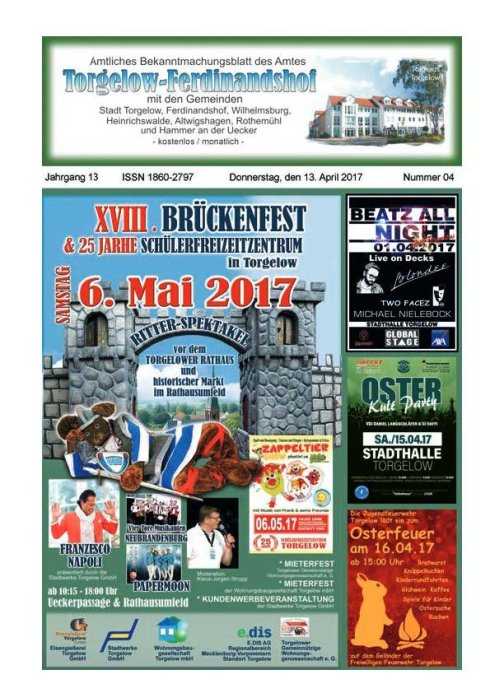 Titelseite amtliches Bekanntmachungsblatt