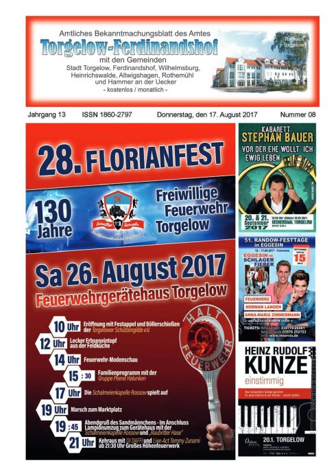 Titelseite amtliches Bekanntmachungsblatt