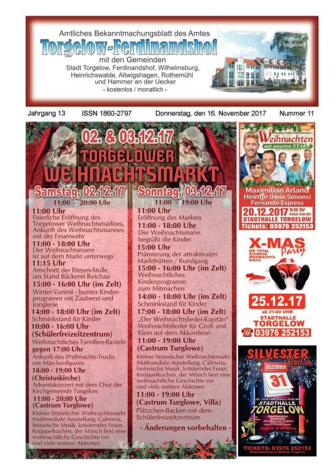 Titelseite amtliches Bekanntmachungsblatt