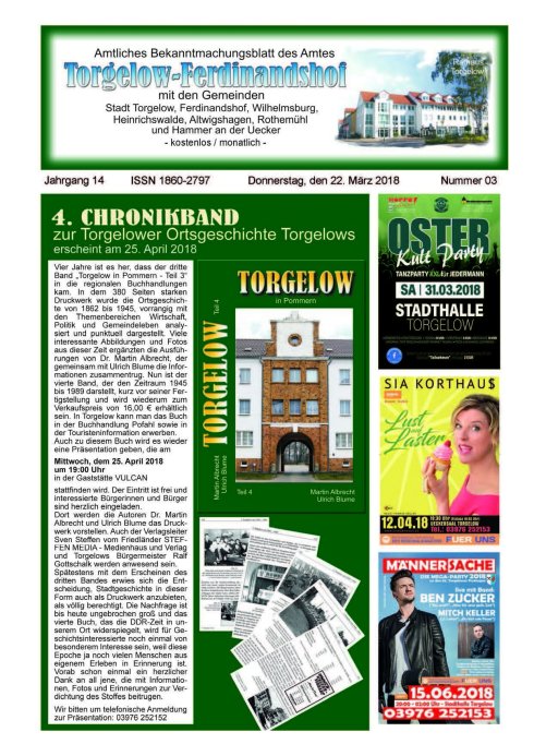 Titelseite amtliches Bekanntmachungsblatt