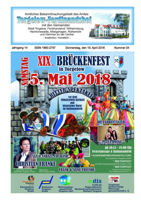 Titelseite amtliches Bekanntmachungsblatt