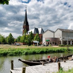 Christuskirche mit Ueckersegel